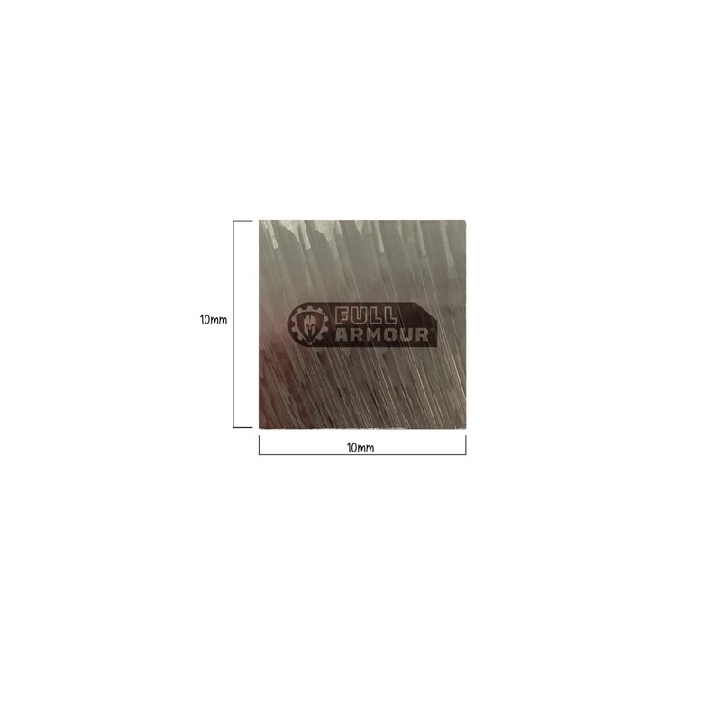 Aluminium Square Bar (10mm x 10mm x 100mm)