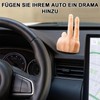 Lixstyea Car Simulation Finger Ornaments - Waving Hand Decorate for