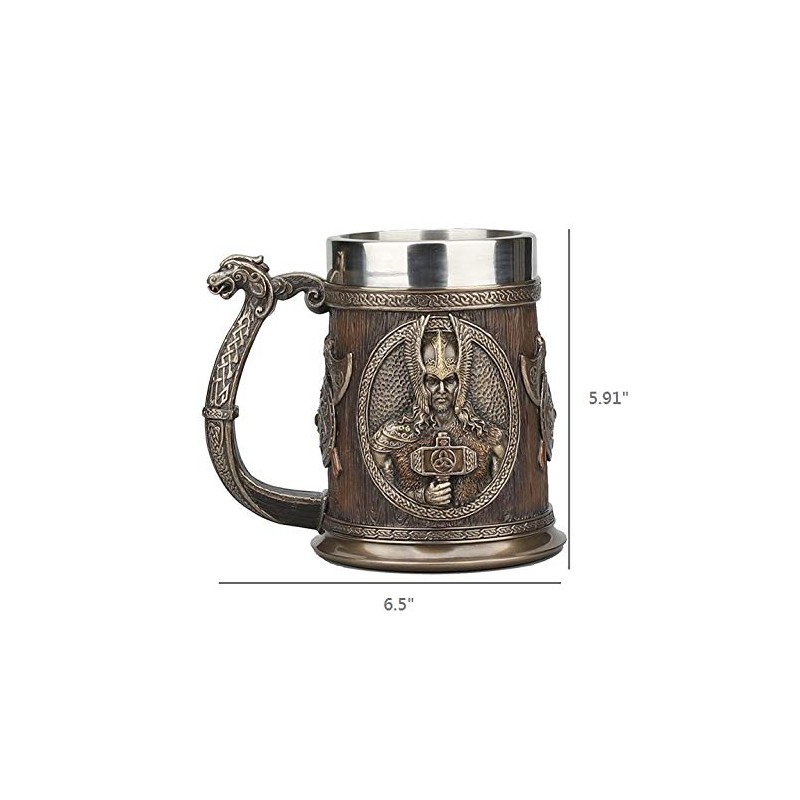 Veronese Design 5 7/8 Inch Viking Norse Gods Thor Odin
