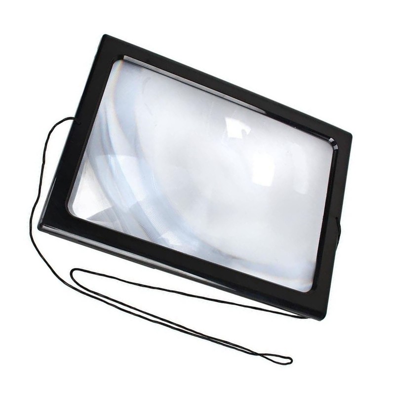 Reading Magnifying Glass 3X Foldable Hands Free Large Page Magnifier