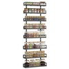 X-cosrack 8-Tier Adjustable Spice Rack – Wall-Mounted Space-Saving Organizer with