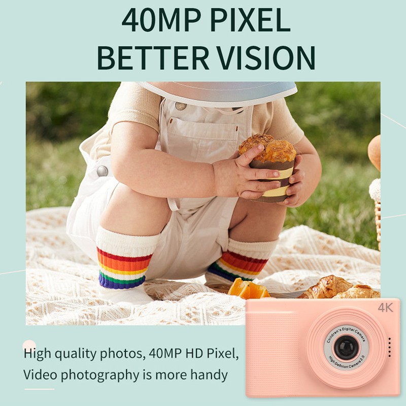 1080P Digital Camera with Tripod Dual Lens 40MP HD Selfie