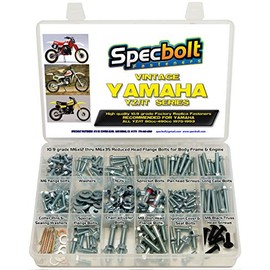 250pc Specbolt YZ IT Bolt Kit. FITS: Yamaha vintage 125 175 200 250 400 425 465 490 500 Maintenance Restoration YZ125 IT175 IT200 YZ250 IT250 MX360 YZ400 IT400 IT425 YZ465 IT465 YZ490 IT490 WR500 MX DT GT WR