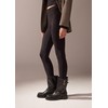 CALZEDONIA Woman's Thermal Leggings in Black, Size S