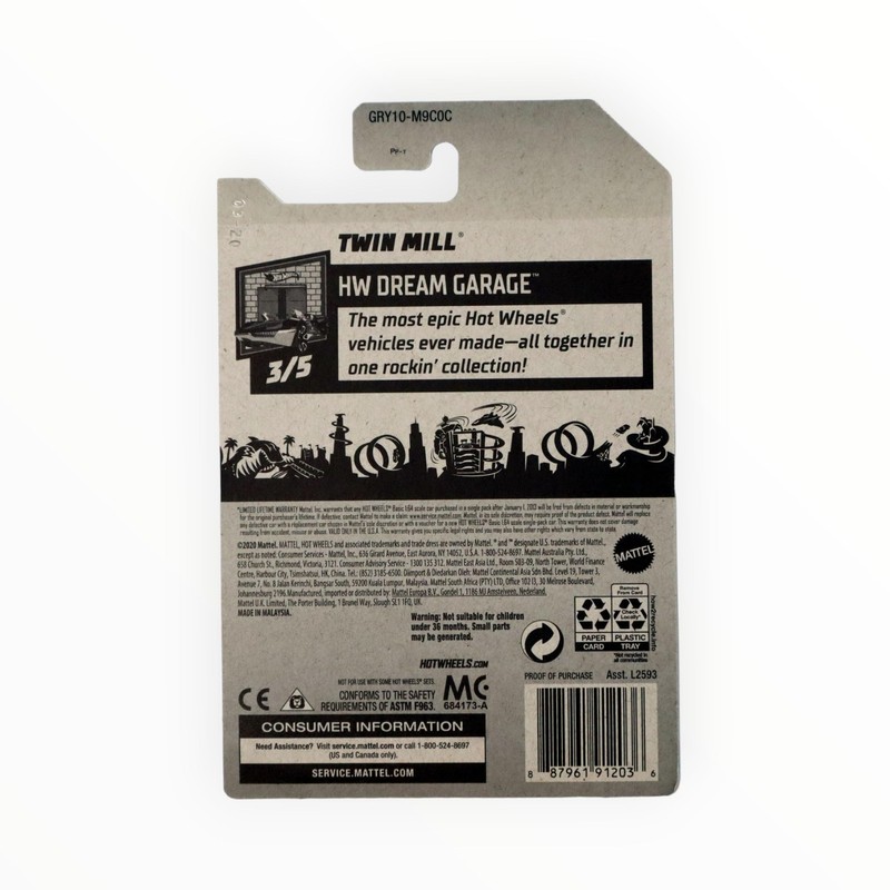 Hot Wheels Twin Mill - Dream Garage 3/5 - Azul