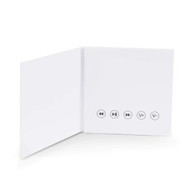 VoiceGift VoiceLP Audio Recording Card, Stores 2 Hours of Clear Audio for Playlist, Special Event Recording, Greeting or Birthday Card (Pack of 1)