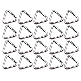 20pcs Sink Stopper Triangle Buckle Drain Plug Chain Triangles Hook for Bathtub Kitchen Sink Bathroom Wash Basins Drain Stopper Chain Triangles Buckle