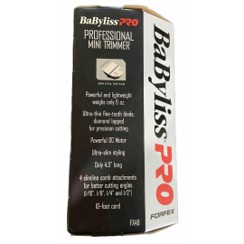 BaByliss NEW! BABYLISS 49 PROFESSIONAL MINI TRIMMER ( 30MM BLADE ) CORDED W/ ATTACHMENTS