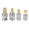 Hakeeta 4PCS BNC Macho/Hembra a SMA Macho/Hembra RF Adaptador de