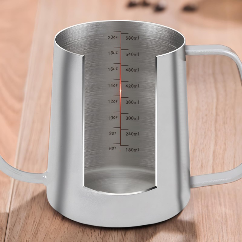 Coffee Pot, Stainless Steel Coffee Pot with Gooseneck Spout, Tea