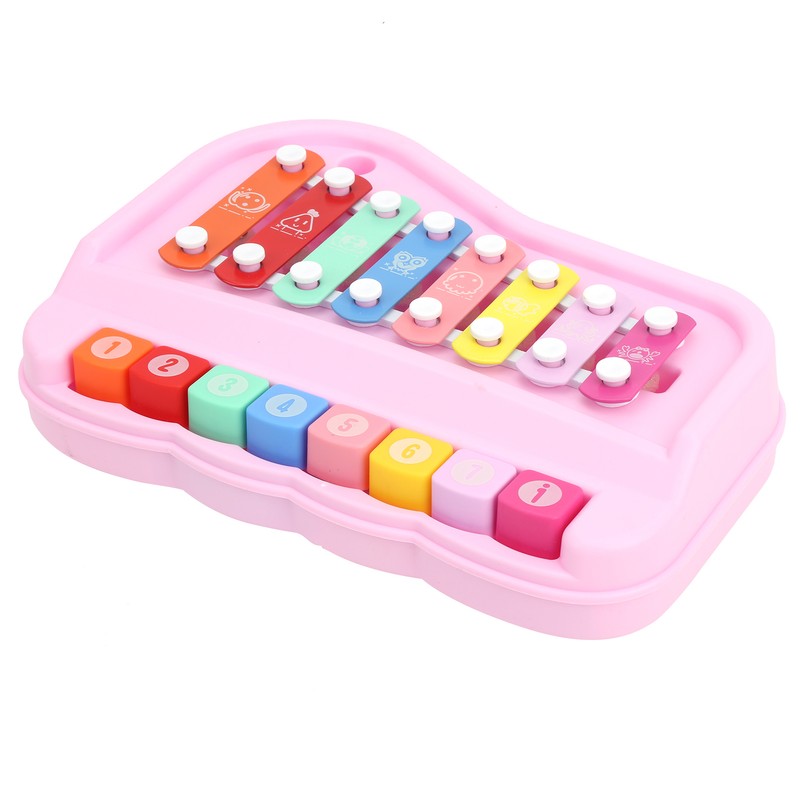 Baby Piano 8 Scale Children Xylophone Music Educational Learning Kids