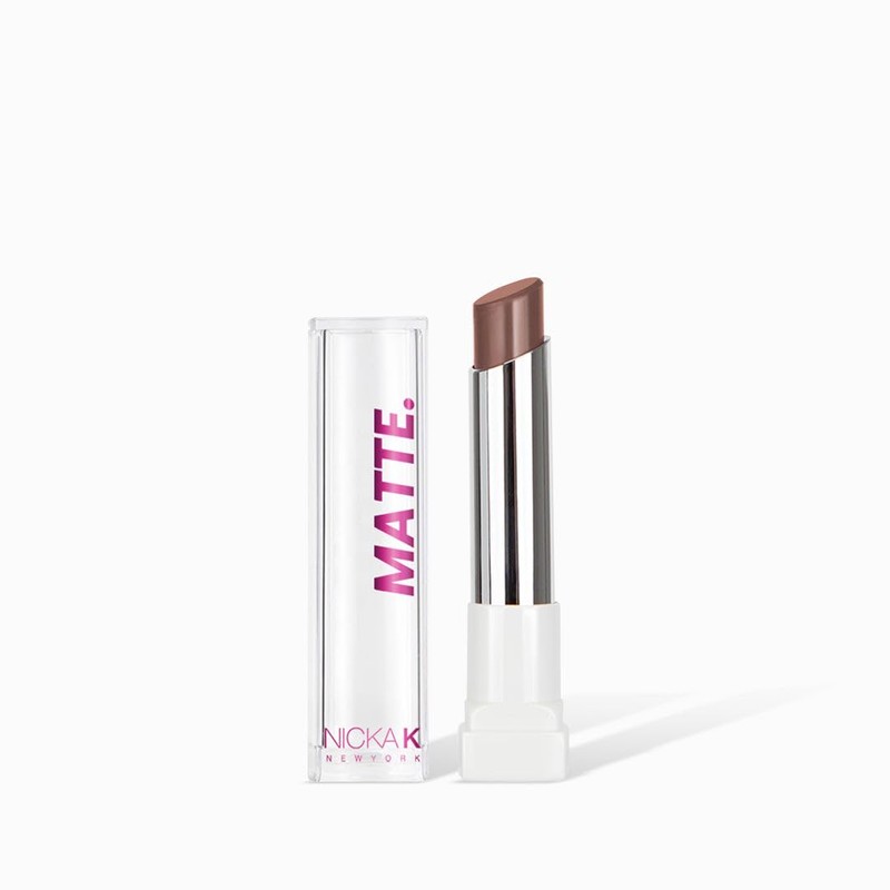 NICKA K NEW YORK Matte Lipstick, Espresso LSMT09, Long Lasting,