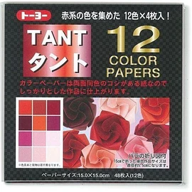 トーヨー(Toyo) タント12カラーペーパー15.0 あか
