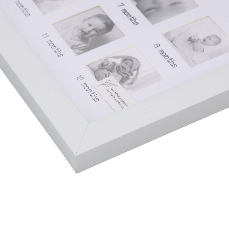 Photo Frame, Baby Growth Record Frame for 12 Months Growth