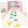 Fokmuaex 4PCS Dinosaur Floor Decals Set - Peel and Stick