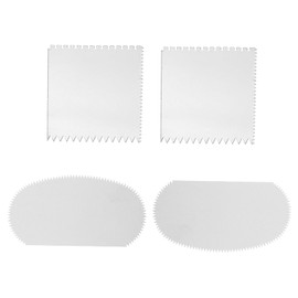 4pcs Stainless Steel Serrated Clay Sculpting Tools Set Durable Scraper and Molding Tools for Air-Dry Clay Art Projects