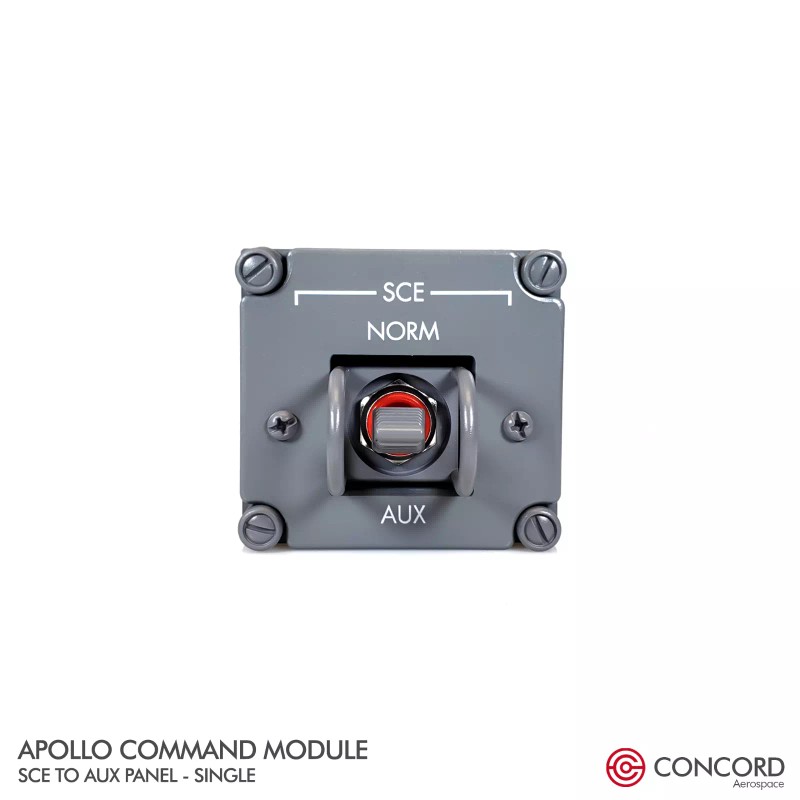 APOLLO COMMAND MODULE SINGLE SWITCH PANEL - SCE TO AUX