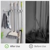Mop Holder With Hooks Broom Holder Drilling & Nail-free Wall