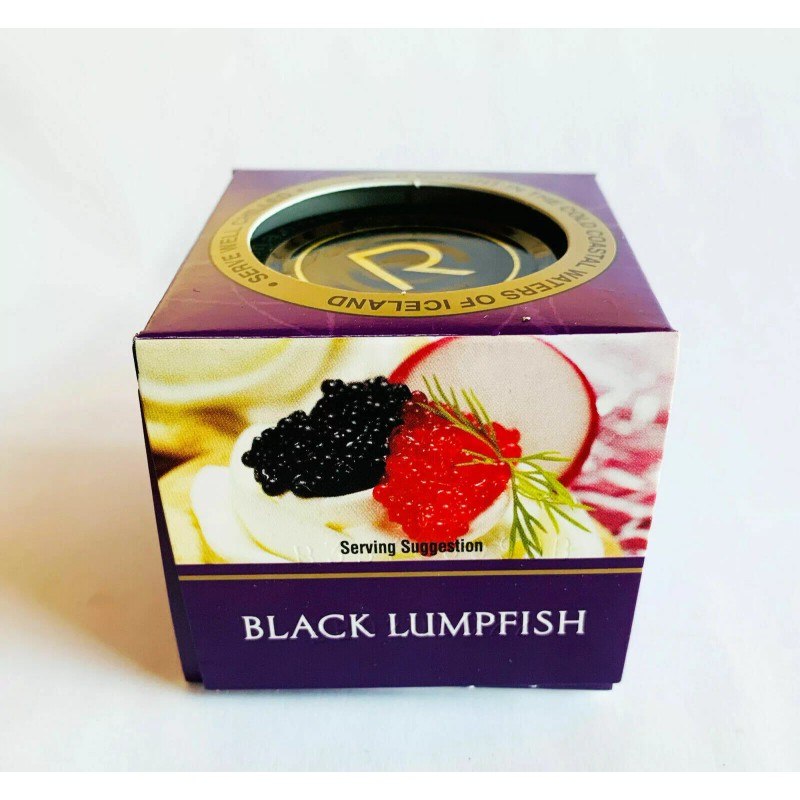 Romanoff WILD CAUGHT ROMANOFF BLACK LUMPFISH CAVIAR 2 oz SEAFOOD