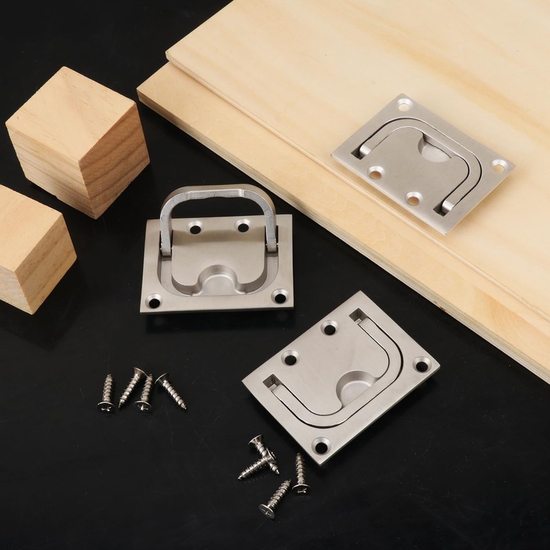 Biugaaufai 4 PCS 3 x 2.24 Inch 304 Stainless Steel