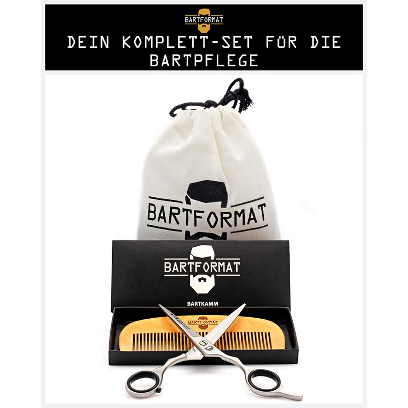 'Moustache Grooming Set Christmas Gift from Format – Beard Scissors