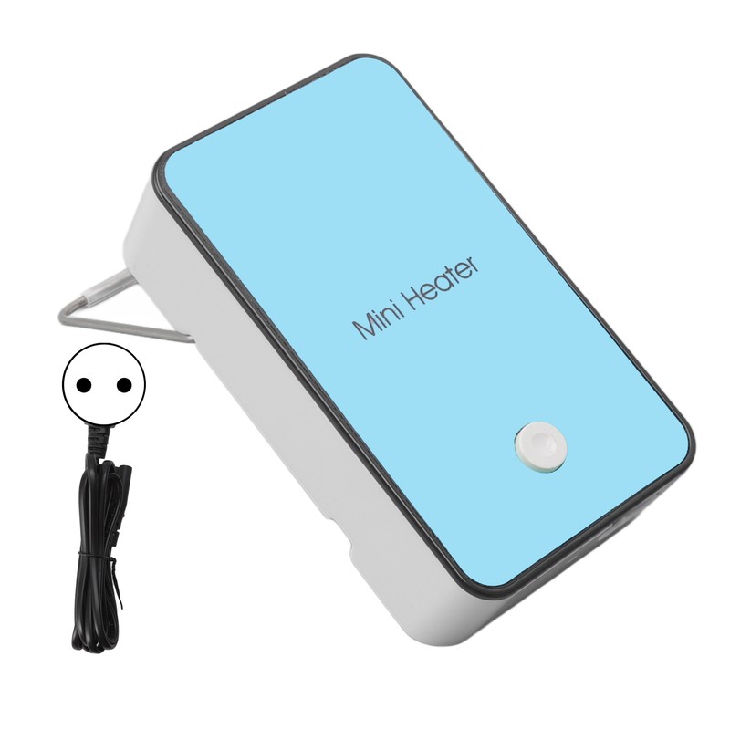 Mini Heater Fast Heating Low Noise Miniwatt Blue Portable Desk