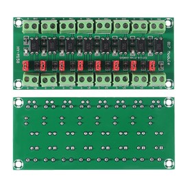 ALMOCN 4pcs 8 Channel Optocoupler PC817 8 Channel Disconnect Board Voltage Converter Adapter Module 3.6-30V Driver Photoelectric Insulated Module (8 Channel Optocoupler)