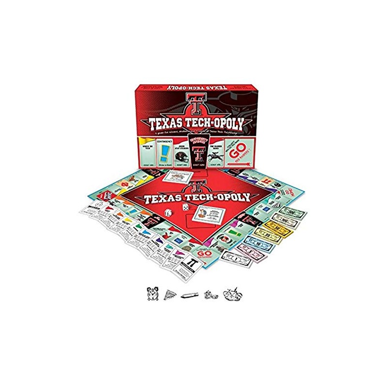 Texas Tech-Opoly Board Game