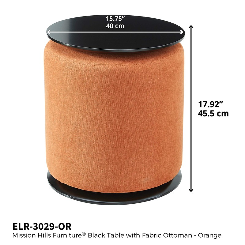 Mission Hills Furniture Accent Table and 18 in Round Nesting