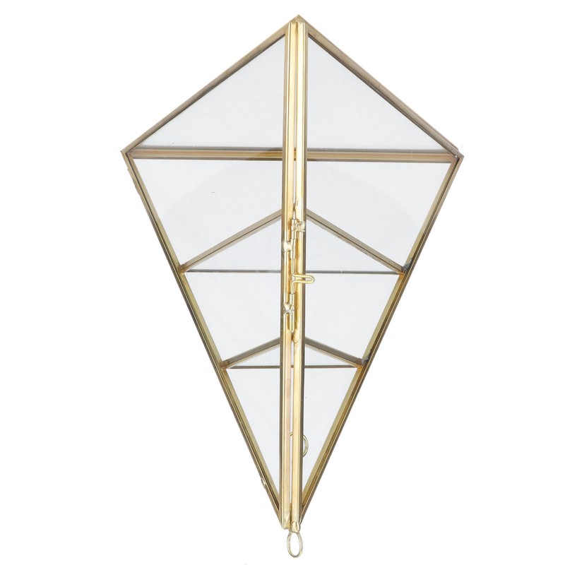 Jewelry Storage Rack Pyramid Shape 3 Layers Decorative Display Stand