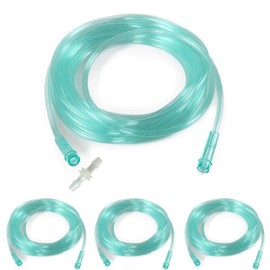 Pack of 3 Oxygen Supply Hoses - Standard Connection - High Quality Clear Shatterproof Oxygen Tubing - 5m Each - Free Connection