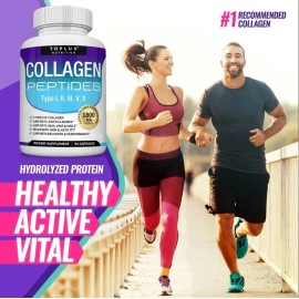 Toplux Multi Collagen Peptides Pills 1800 Mg Complex-Hydrol
