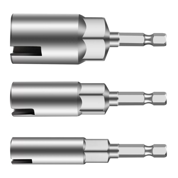 Unbranded 3Pcs/Set Power Wing Nut Driver Hook Drill Bits Socket