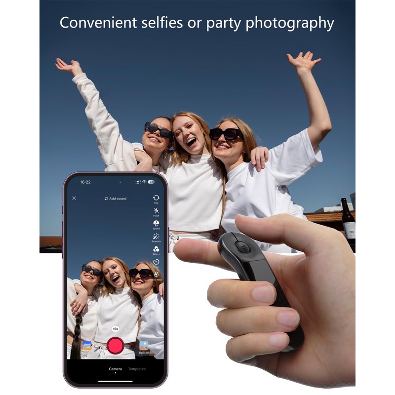 3-Link Air Mouse for PC/iOS/Android with Touchpad, Rechargeable Wireless Presentation