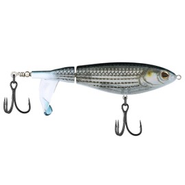Berkley Choppo Topwater Fishing Lure, Mullet, 1 oz, 120mm Topwater, Enhanced Propeller Surface Area for Maximum Disturbance, Equipped with Sharp Fusion19 Hook