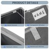 UNICITII File Organizer Box, Portable Tote Bag Hanging Filing Box