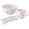 Skater SFB2-A Children's Spoon and Fork Set, Moomin, Stars, 4.7