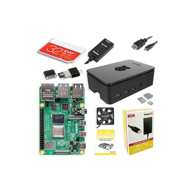 CanaKit Raspberry Pi 4 8GB Starter Kit - 8GB RAM