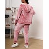 Tycorwd Women's Plus Size Two Piece Outfits Velour Sweatsuits Sets