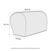 GEOCANG Armchair cover, Set of 2 non-slip armchair, sofa armrest