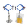 Stainless Steel Wall Mount Ceiling Mount Pipe Supports, Adjustable Pipe