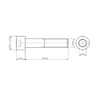 M4 (4mm x 40mm) Allen Socket Cap Head Screws –