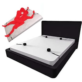 QiKKago Adjustable Mattress Strap, Soft and Comfortable with Christmas Decoration-Q