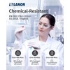 LANON Food Safe Disposable White Nitrile Gloves, Latex-Free, Powder-Free, Textured