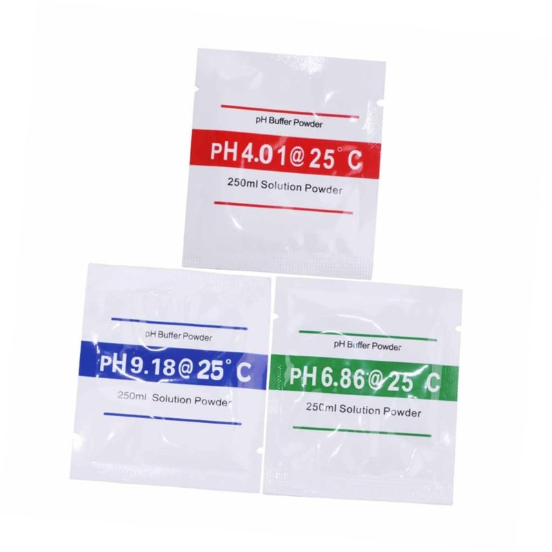 Hohopeti Ph Buffer Powder Solution Ph Calibration Powder Set for