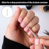 2-in-1 Manicure Cuticle Pusher,Stainless Cuticle Pusher Tool,Loop & Beveled Head