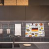 Germany Country Map Europe Cuisine Lover Kitchen Towel Mom Dad