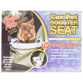 Folding Dog Travel Booster Bag Cat Puppy Pet Car Seat Carrier Safety Belt Cover