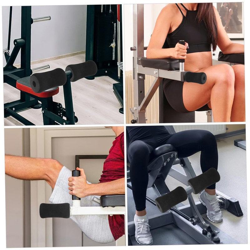 BIUDECO Replacement Foot Pads Rollers for Gym 4pcs Foam Covers