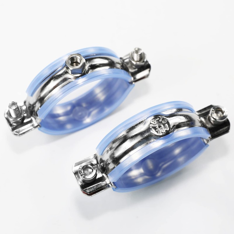 AKIHISA 32-34mm Range Split Ring Hanger,2 PCS Adjustable Wall Mount
